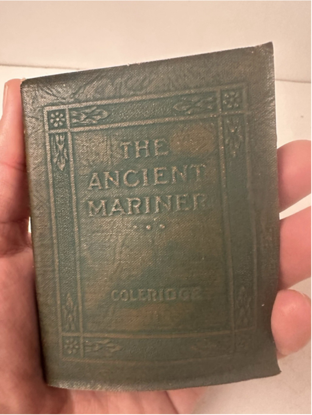 Vintage Little Leather Library The Ancient Mariner Coleridge Mini Book